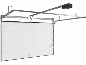 Гаражные секционные ворота RSD02 Doorhan из стальных сэндвич-панелей с торсионным механизмом (2200*3200)